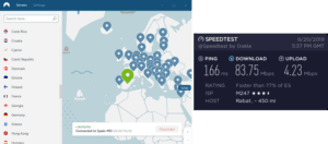 NordVPN Rabat speed test