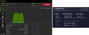 IPVanish Papua New Guinea speed test