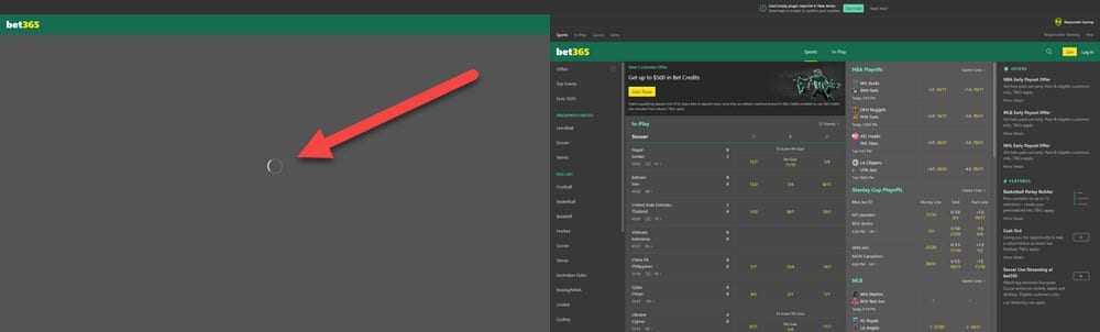 Bet365 Blocked