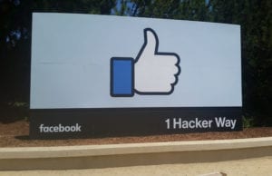 Facebook Sign