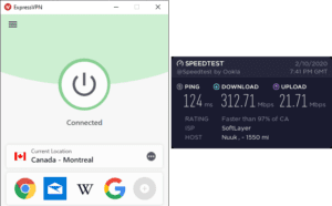 ExpressVPN Greenland speed test