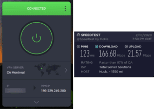 PIA Greenland speed test