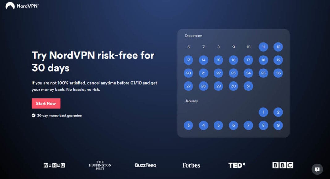 NordVPN Free Trial Try 30 Days RiskFree