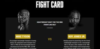 Mike Tyson vs Roy Jones, Jr.