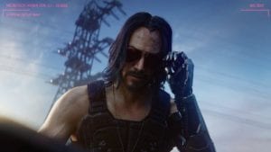 Keanu Reeves in Cyberpunk 2077