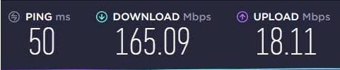 HideMy.Name Speedtest, New York