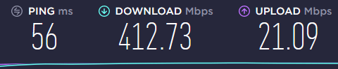 Non protected speed test