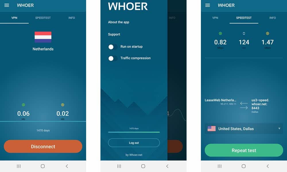 Whoer VPN Mobile Version