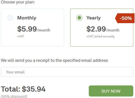 AdGuard VPN pricing