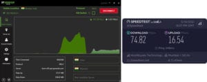 IPVanish Turkmenistan speed test
