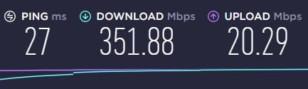 Betternet speed test