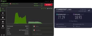IPVanish Guatemala speed test