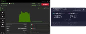 IPVanish Italy speed test