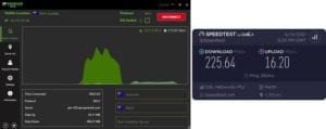 IPVanish Perth speed test