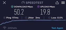Easy VPN speedtest- NYC