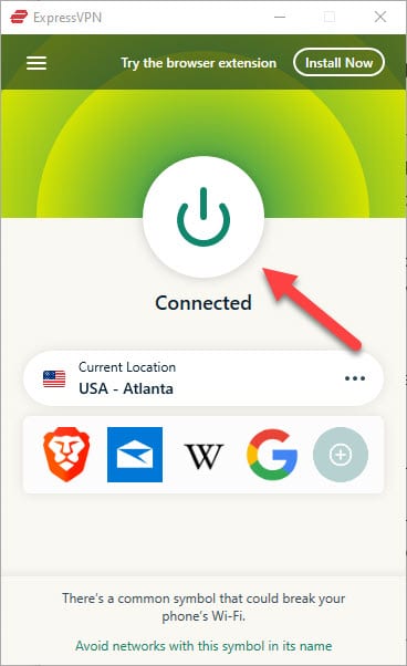 ExpressVPN - Windows disconnect