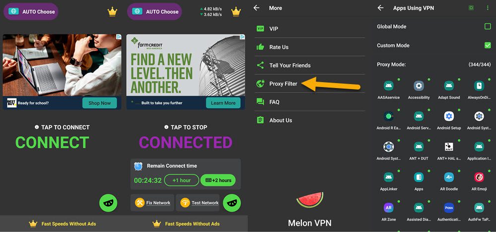 Melon VPN Console