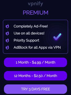 vpnify pricing