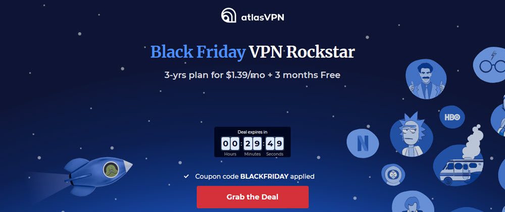AtlasVPN Black Friday deal