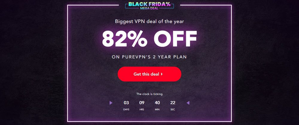 PureVPN Black Friday discount