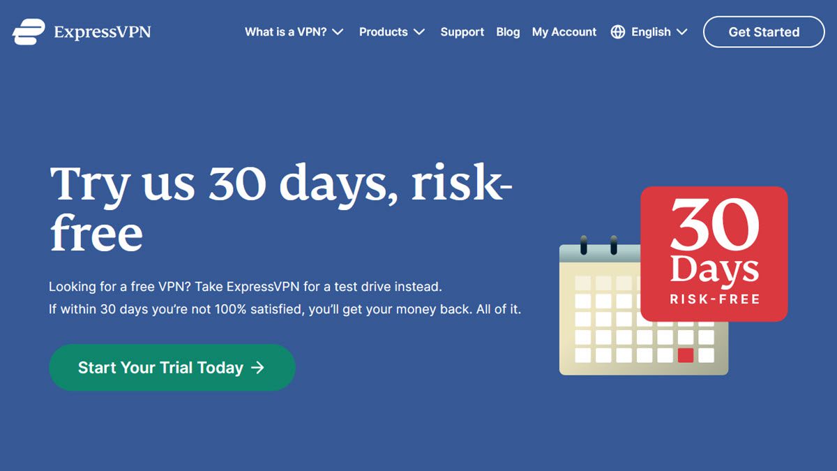 ExpressVPN free trial