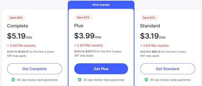 NordVPN pricing